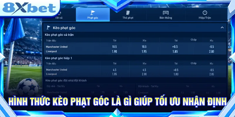Cách đọc kèo phạt góc là gì nâng cao nhận định chuẩn xác
