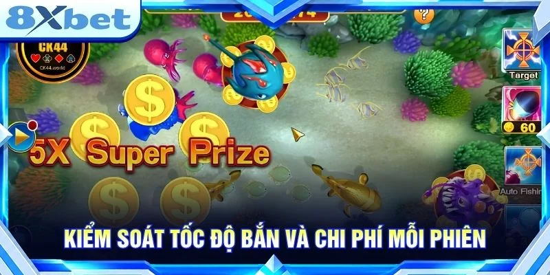 Kiểm soát tốc độ bắn và chi phí mỗi phiên