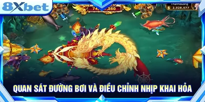 Bắn Cá Long Vương: Khám Phá Cơ Chế Và Chiến Thuật Săn Cá Quan sát đường bơi và điều chỉnh nhịp khai hỏa
